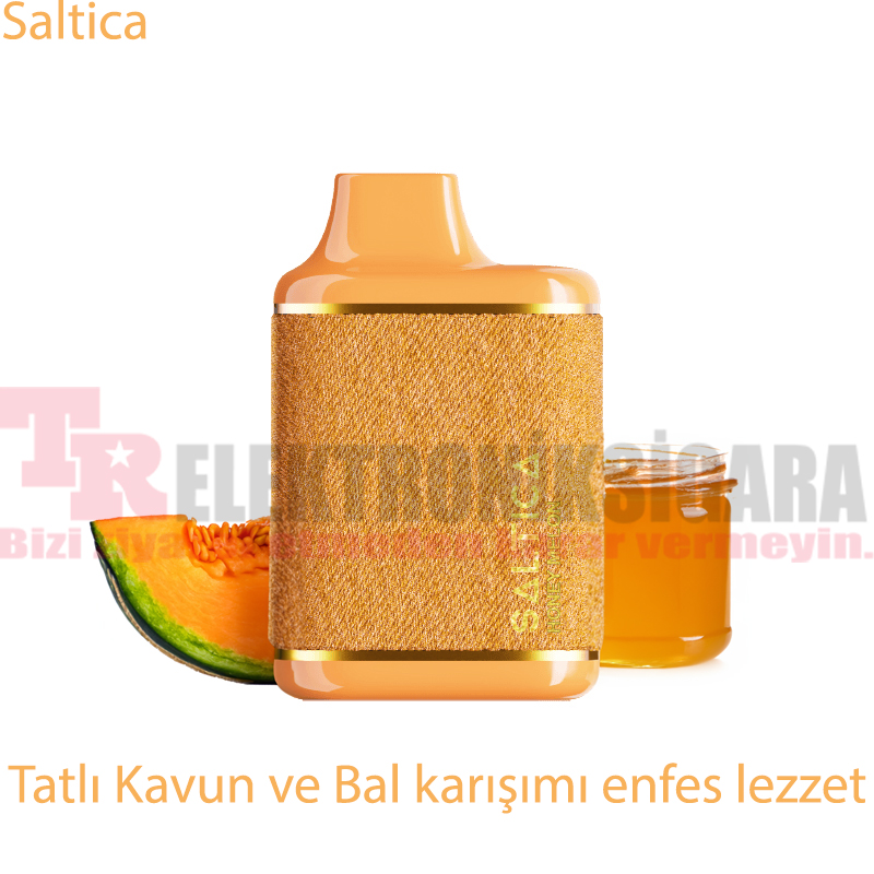 Saltica Leather 7000 Puff Bar 50mg Nikotin Honey Melon