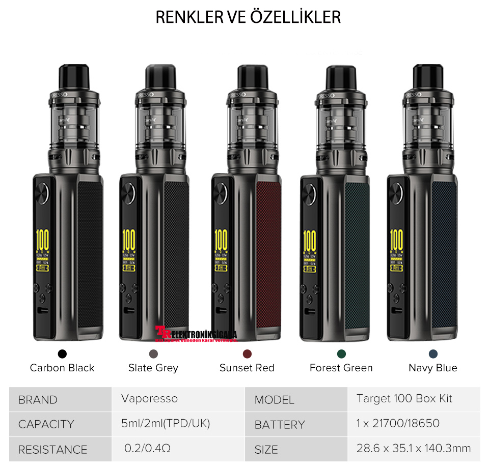 Vaporesso Target 100W Box Kit