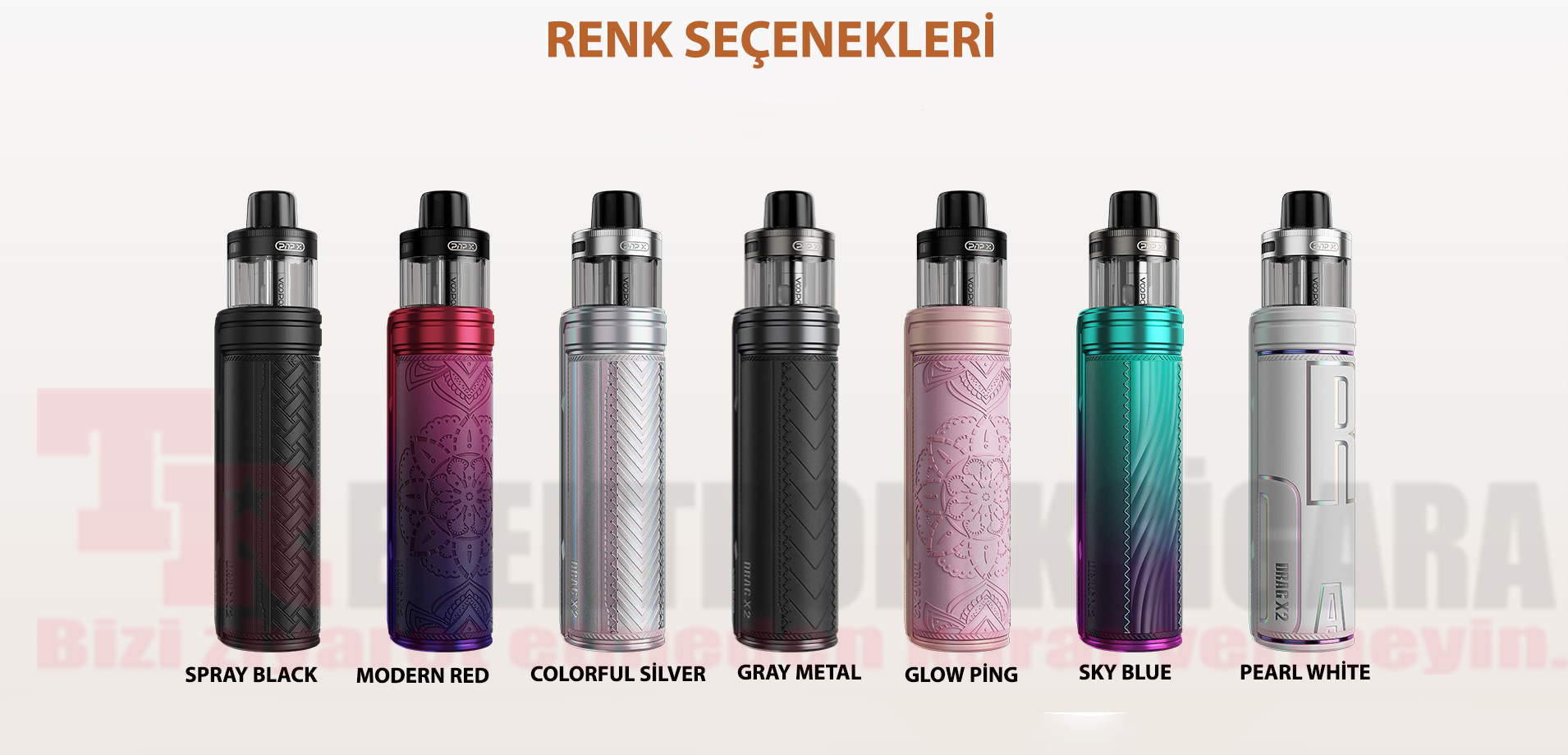 Voopoo Drag X2 Kit 80W Pod Mod Elektronik Sigara