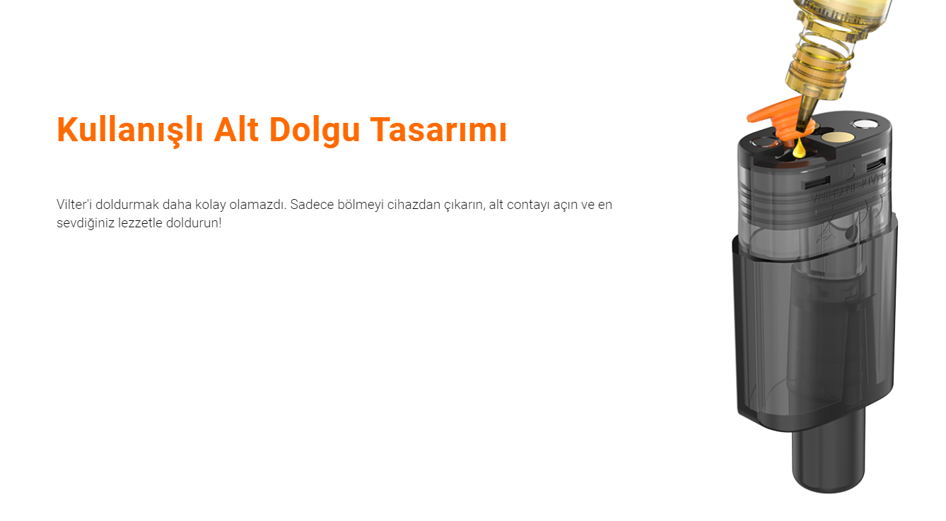 Aspire Vilter Kit Pod Mod Elektronik Sigara 