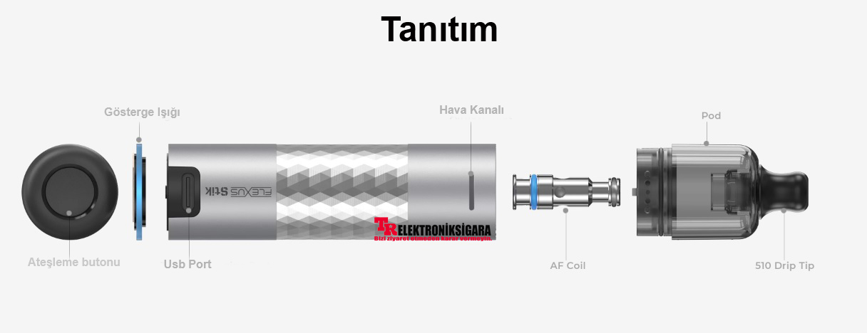 Aspire Flexus Stick 1200mAh Pod Mod Elektronik Sigara