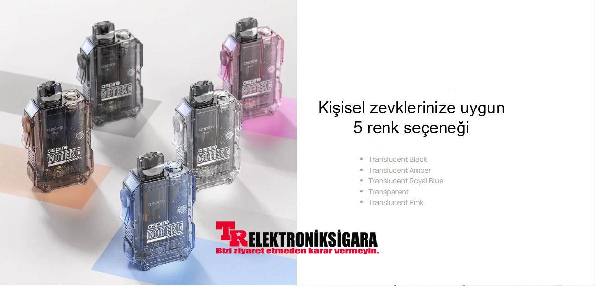 Aspire Gotek X Pod Mod 650mAh Elektronik Sigara