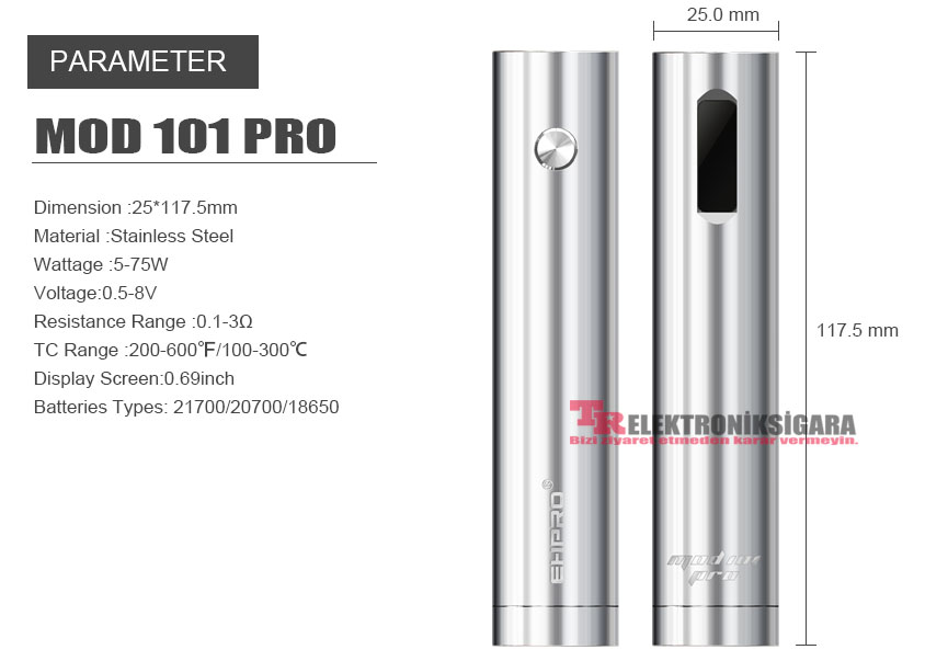Ehpro Mod 101 Pro 75W TC MOD