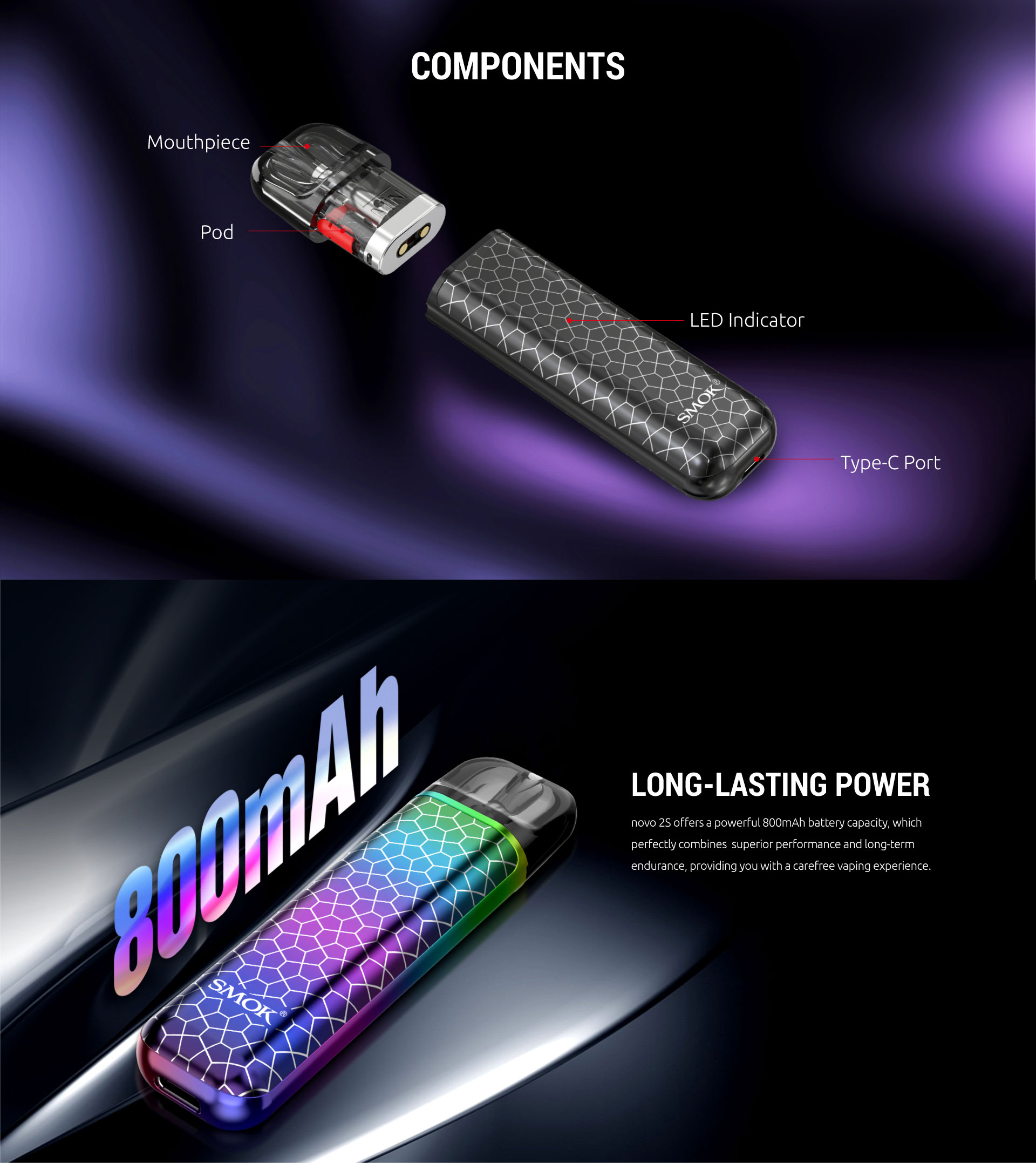 Smok Novo 2 S Pod Mod Elektronik Sigara