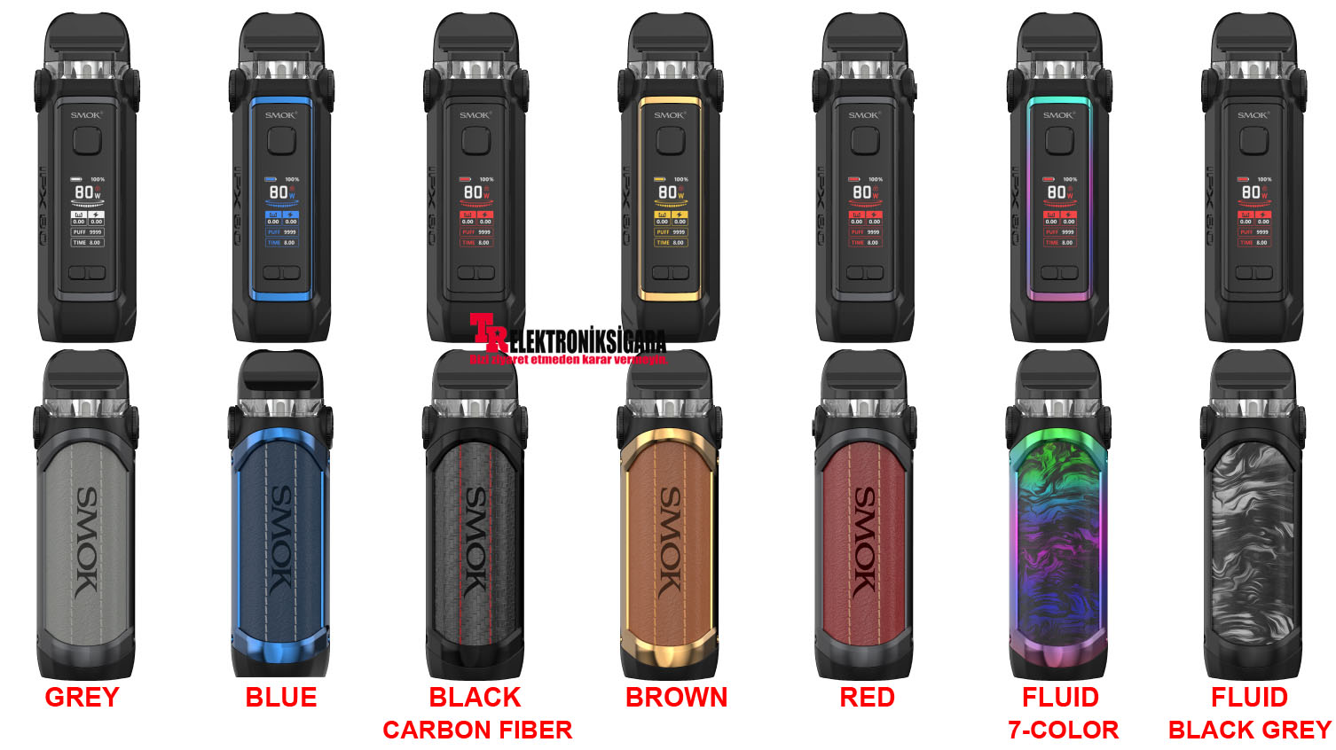 SMOK IPX 80 Kit Pod Mod Elektronik Sigara 3000mAh