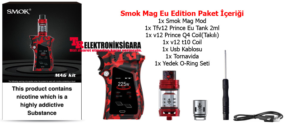 Smok MAG 225W Kit TFV12 Prince Tank
