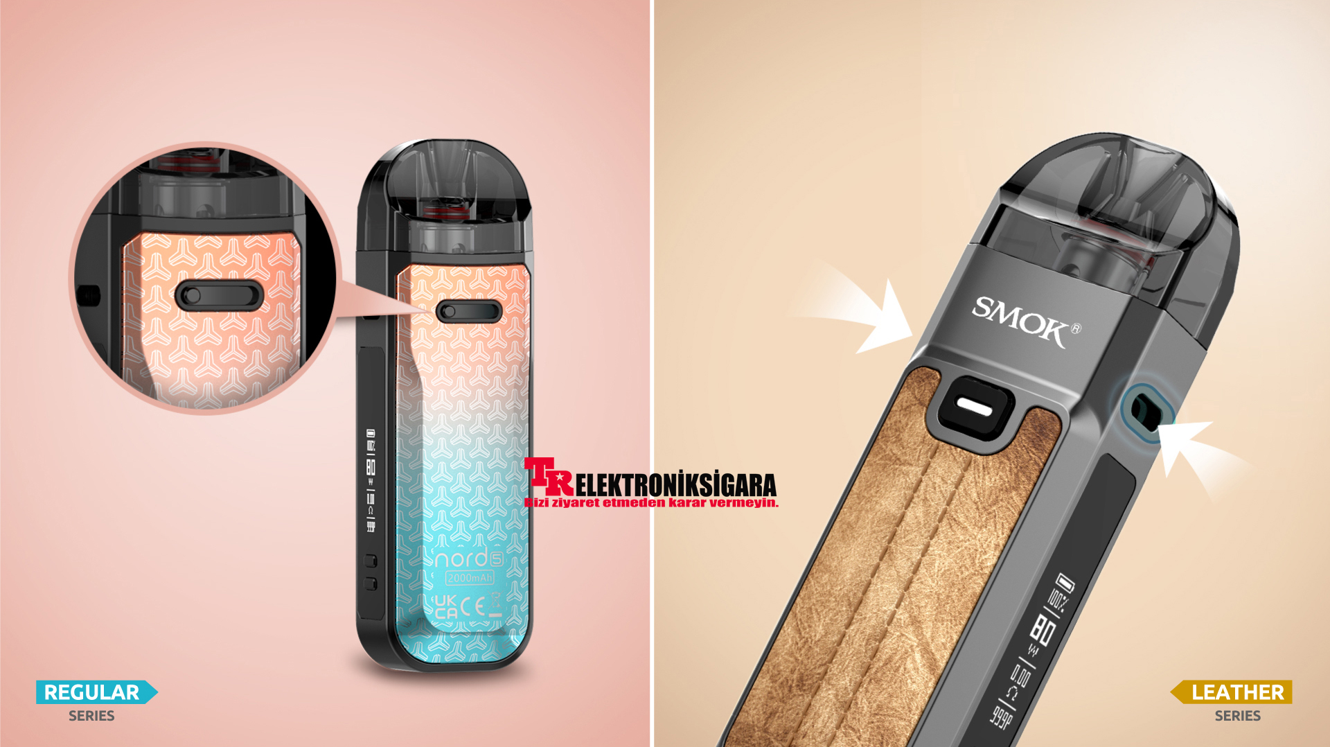 Smok Nord 5 80W Pod Mod Elektronik Sigara