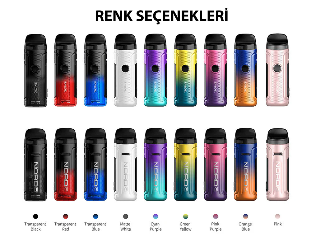 SMOK Nord C Pod Kit 50W Elektronik Sigara 1800mAh