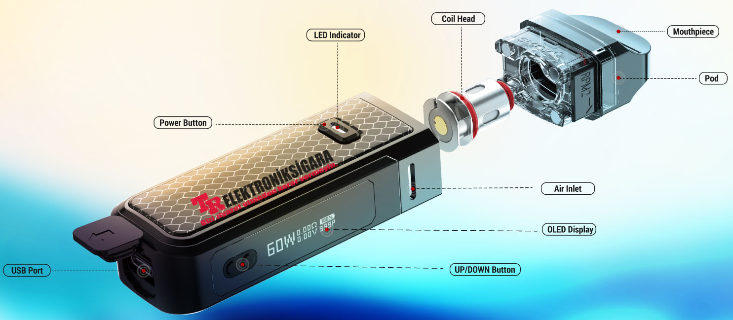 Smok Nord X 60W Pod Mod Elektronik Sigara