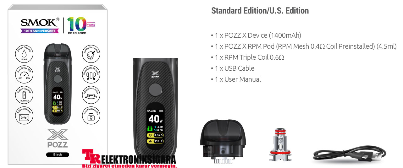 Smok POZZ X Pod Mod Elektronik Sigara