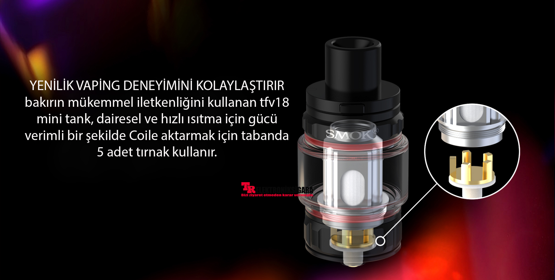 Smok R-Kiss 2 200W Kit TFV18 Mini Tank