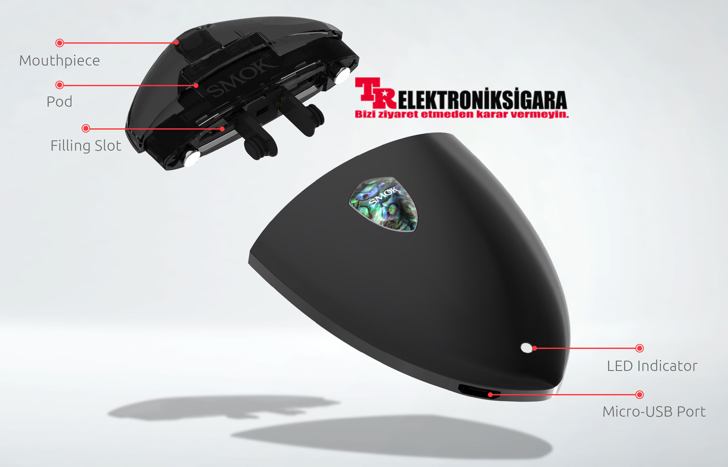 Smok Rolo Badge Pod Mod Elektronik Sigara