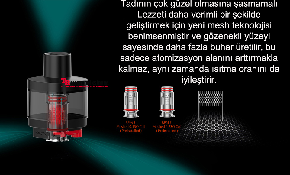 SMOK RPM 5 Pod Kit 80W Elektronik Sigara 2000mAh