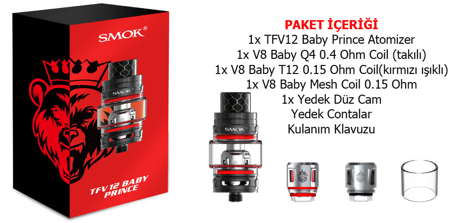 Smok TFV12 BABY Prince Tank 4.5ml