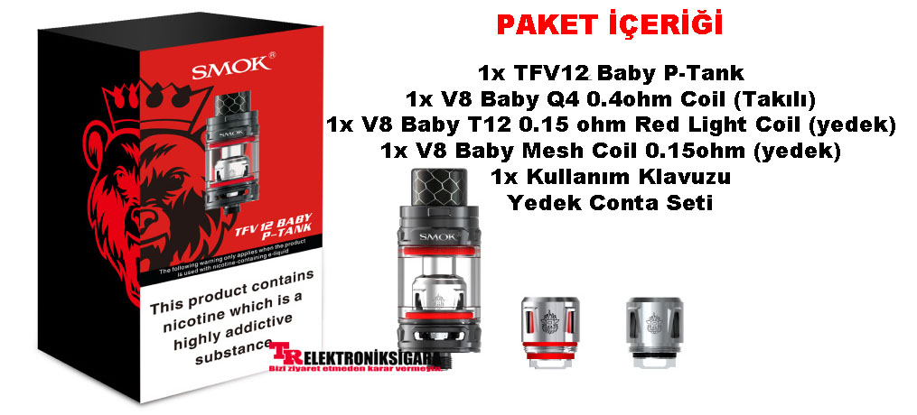 Smok TFV12 Baby P-Tank 2ml