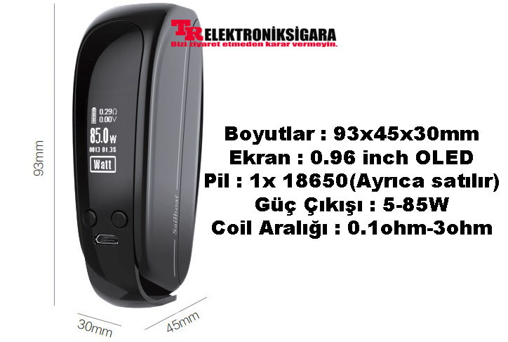 Think Vape Sailboat 85W TC Box Mod