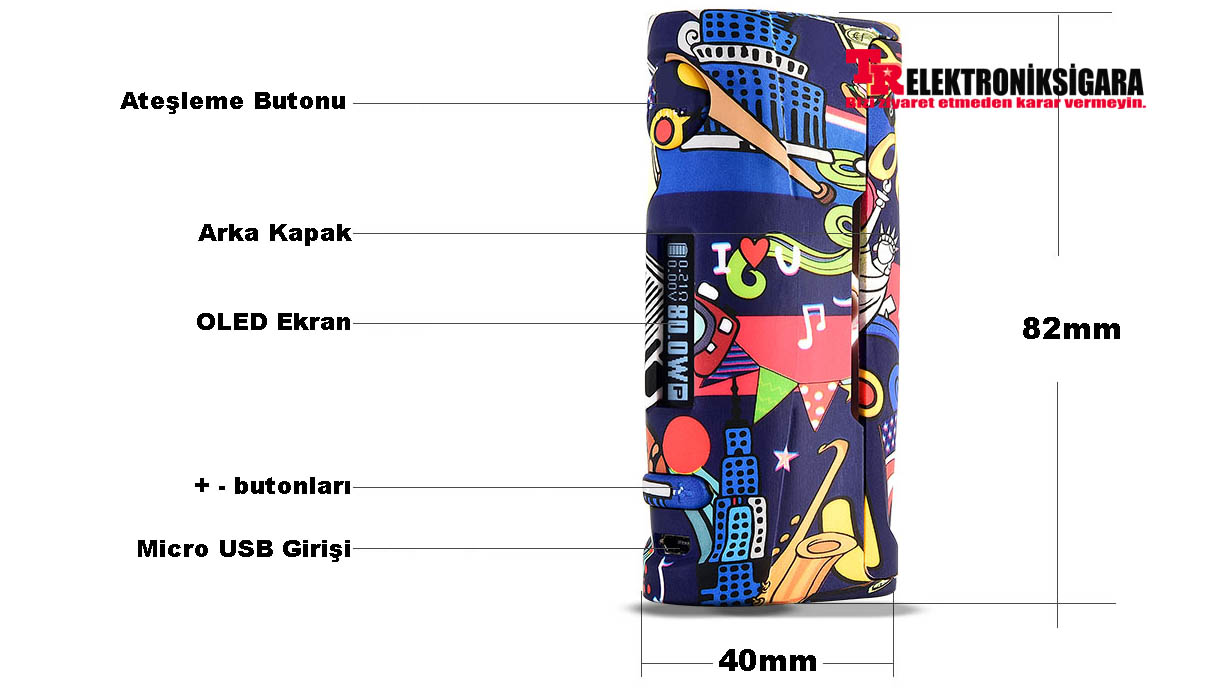 Vapor Storm Puma Baby 80W TC Box Mod