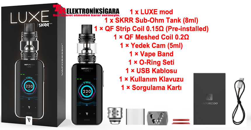 Vaporesso Luxe Kit 220W SKRR Tank 8ml