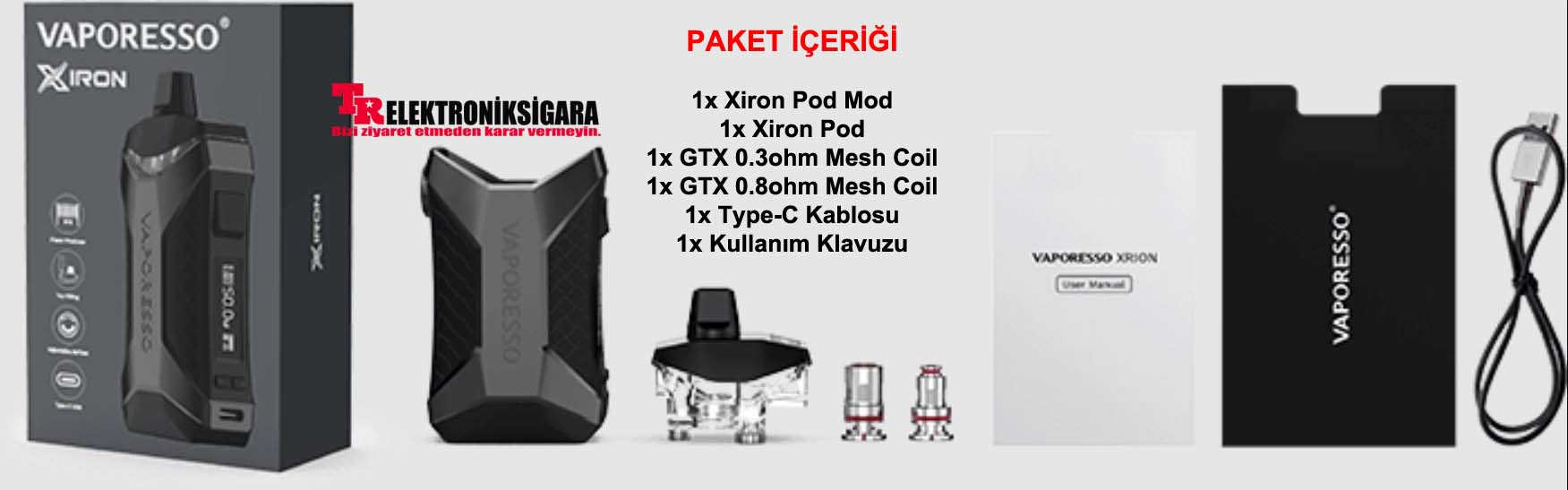 Vaporesso Xiron Pod Mod Elektronik Sigara