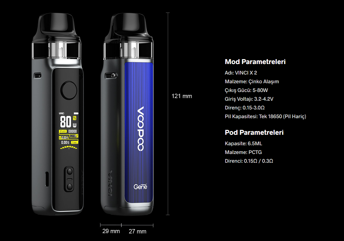 Voopoo Vinci X 2 80W Pod Mod