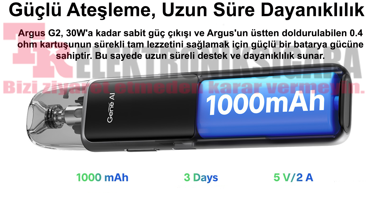 Voopoo Argus G2 Pod Kit 30W Elektronik Sigara