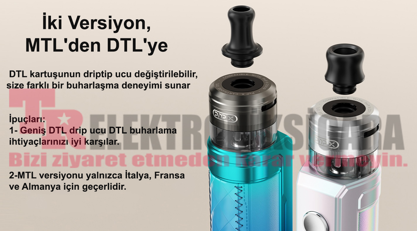 Voopoo Drag S2 Kit 60W Pod Mod Elektronik Sigara