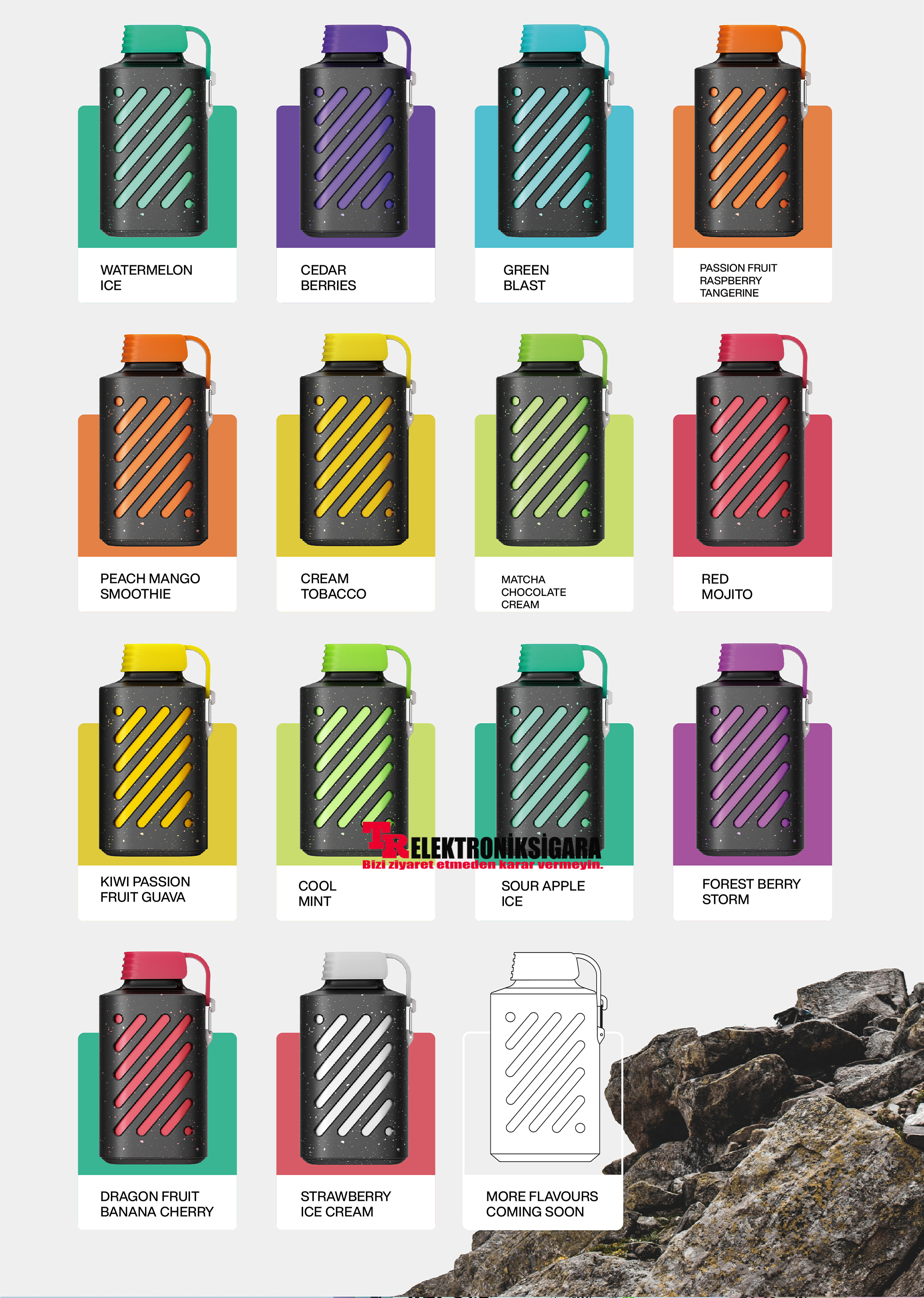 Vozol Gear 10000 Puff Bar %5 Nikotin Cedar Berries